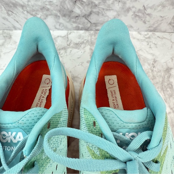 HOKA One One HOKA Clifton 8 Aquarelle Running Training Shoes Women’s Sz 7 - Picture 8 of 12